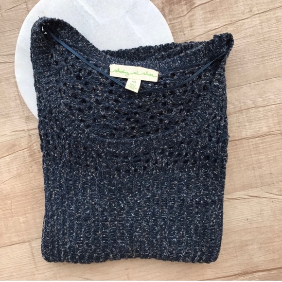 Urban Outfitters Staring at Stars Blue loose knit sweater - Picture 2 of 4